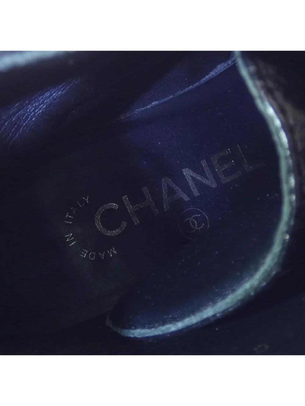 Chanel Lace-up Boots Black